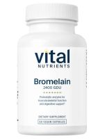 Bromelain High Potency 2400 DGU 375 mg - 60 Vegan Capsules