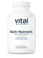 Multi-Nutrients (No Iron or Iodine) - 100 Vegan Capsules