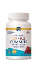 Vitamin D3 + K2 Gummies - 60 Gummies (Pomegranate)