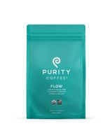 FLOW Purity Organic Coffee - Medium Roast Whole Bean Coffee (12 oz)