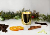 Spiced Cinnamon Gold Candle - 8 oz (2 Candles)