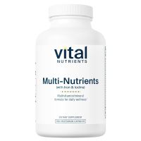 Multi-Nutrients with Iron & Iodine - 180 Vegetarian Capsules